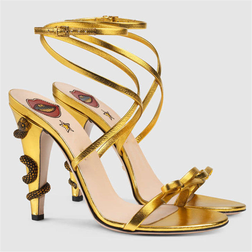 Bite You Quietly Heeled Sandal