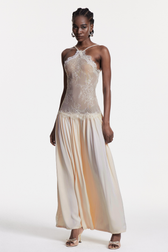 Cadwalader Lace Floral Ruch Maxi Dress 2