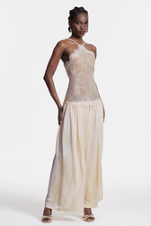 Cadwalader Lace Floral Ruch Maxi Dress 3