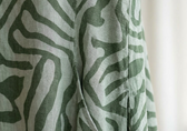 Animal Print Short Sleeve Pocket A-Line Midi Dress 27