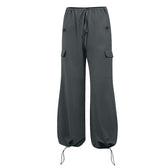 Cargo Pants Straight Wide Leg Loose Trousers