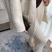 Full Length Elastic Waist Yoga Slim High Waist Wide Leg Pants