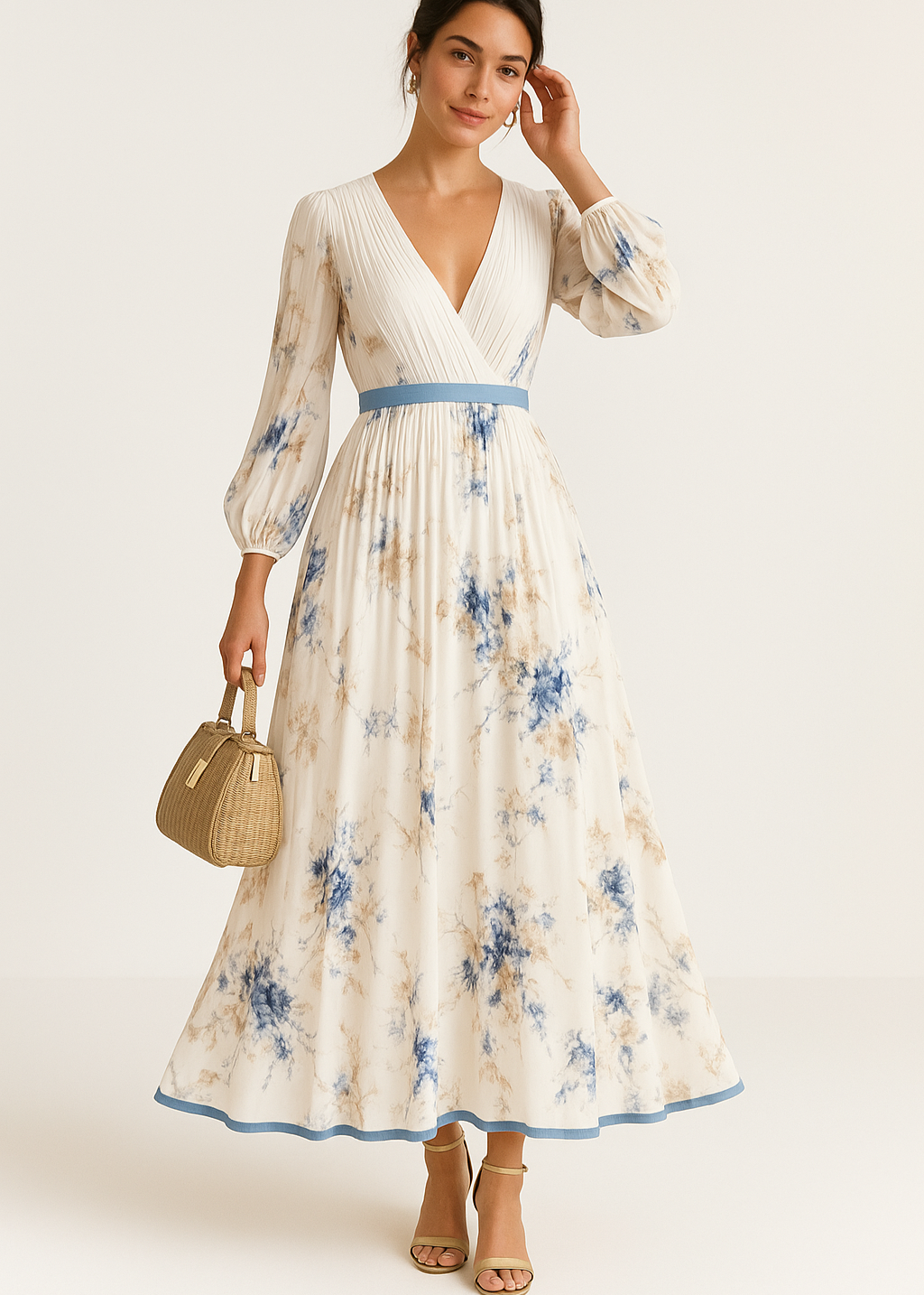 Katie | Refined Floral Maxi Dress