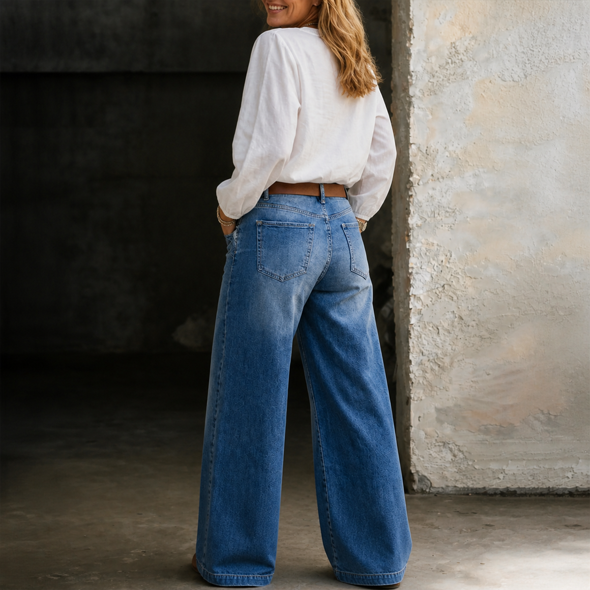 High Waist Wide Leg Jeans