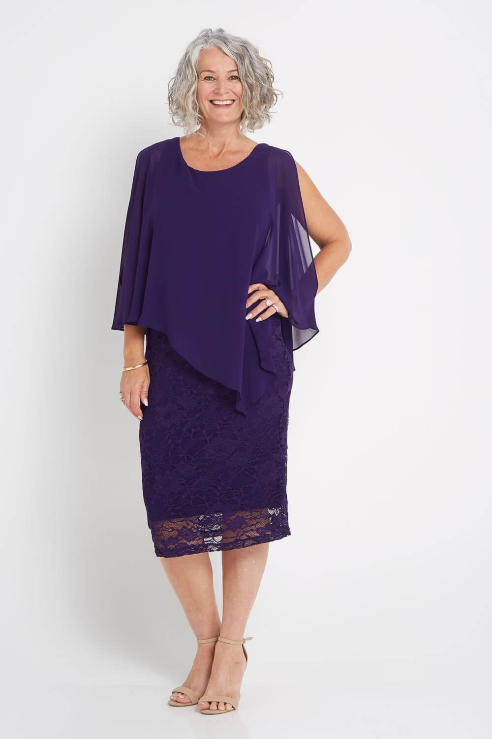 Abigail Dress - Purple