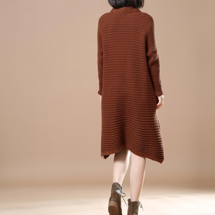 Chocolate sweaters oversized women winter dress coats