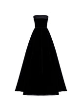 Colleen Velvet Strapless Maxi Dress 6