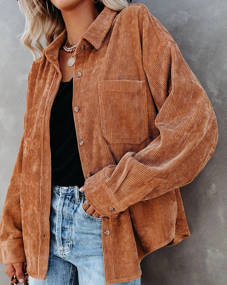 Corduroy Tunic Ladies Coats