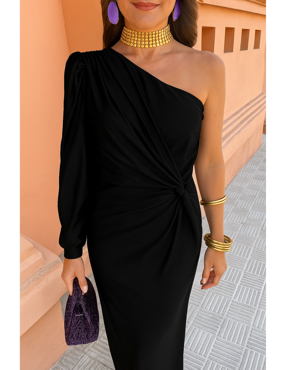 Alaysia™ | Elegant Black Summer Dress BLACK (Almost sold out)