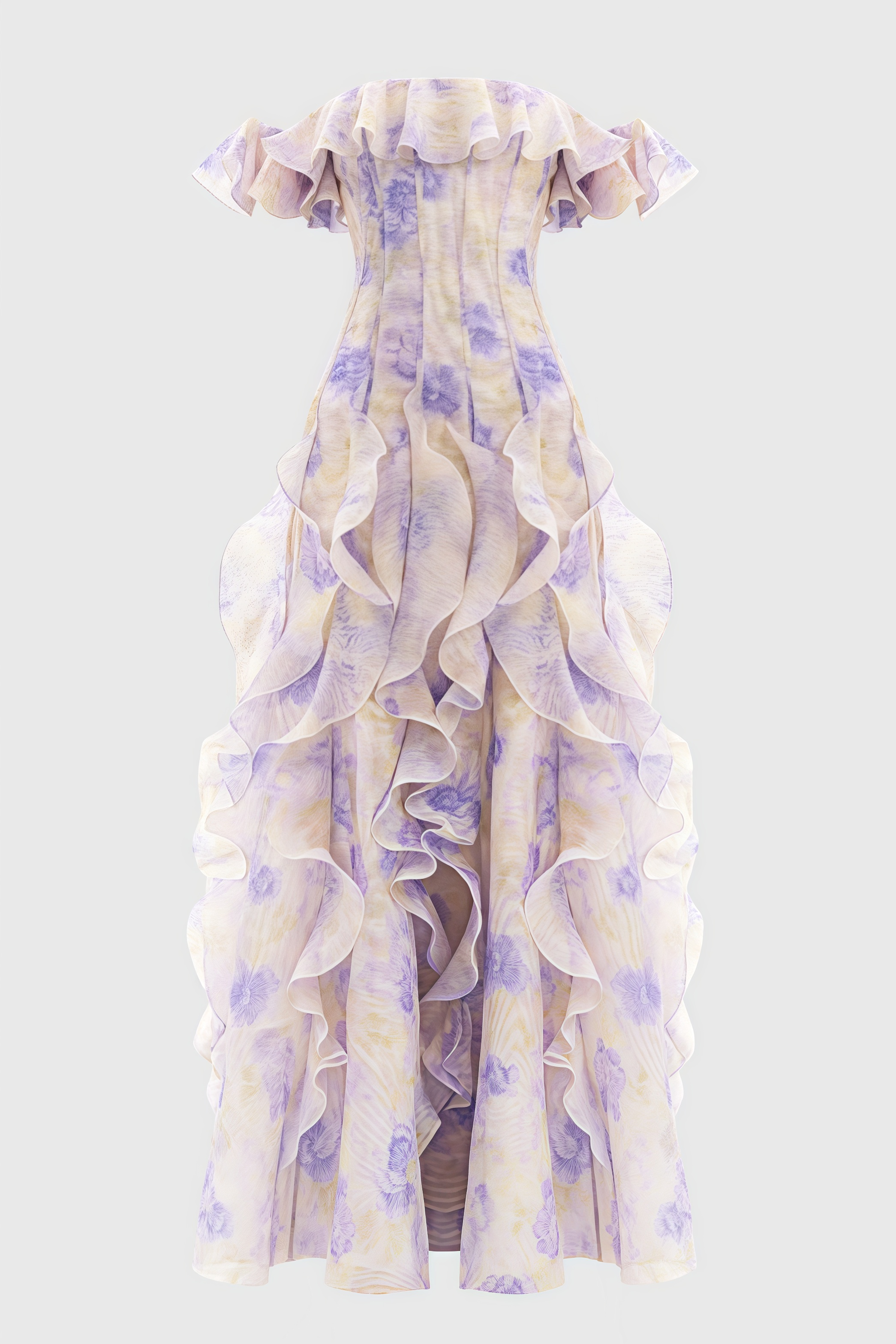 Niko Camisole Ruffled Maxi Dress