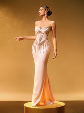 Strapless Sequin Maxi Dress 4