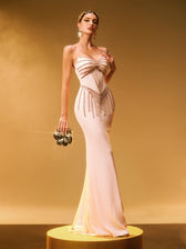 Strapless Sequin Maxi Dress 5