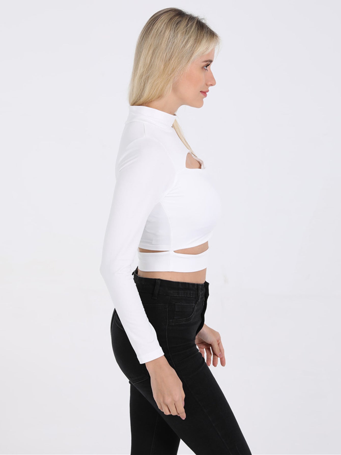 Cut Out Crop Tee