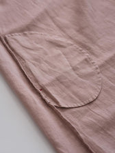 Round Neck Sleeveless A-Line Linen Midi Dress Summer 24