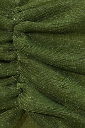 Daedalus Strapless Sequin Maxi Dress In Green 7
