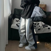 Y2K Patchwork Sweatpants Oversized Pants