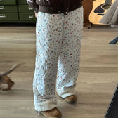 Quilted Brushed Pants Y2K Pants