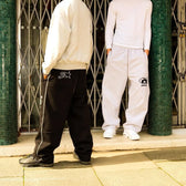Embroidered Y2K Vintage Pants black / S