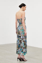 Denica Mesh Sequin Maxi Dress 4