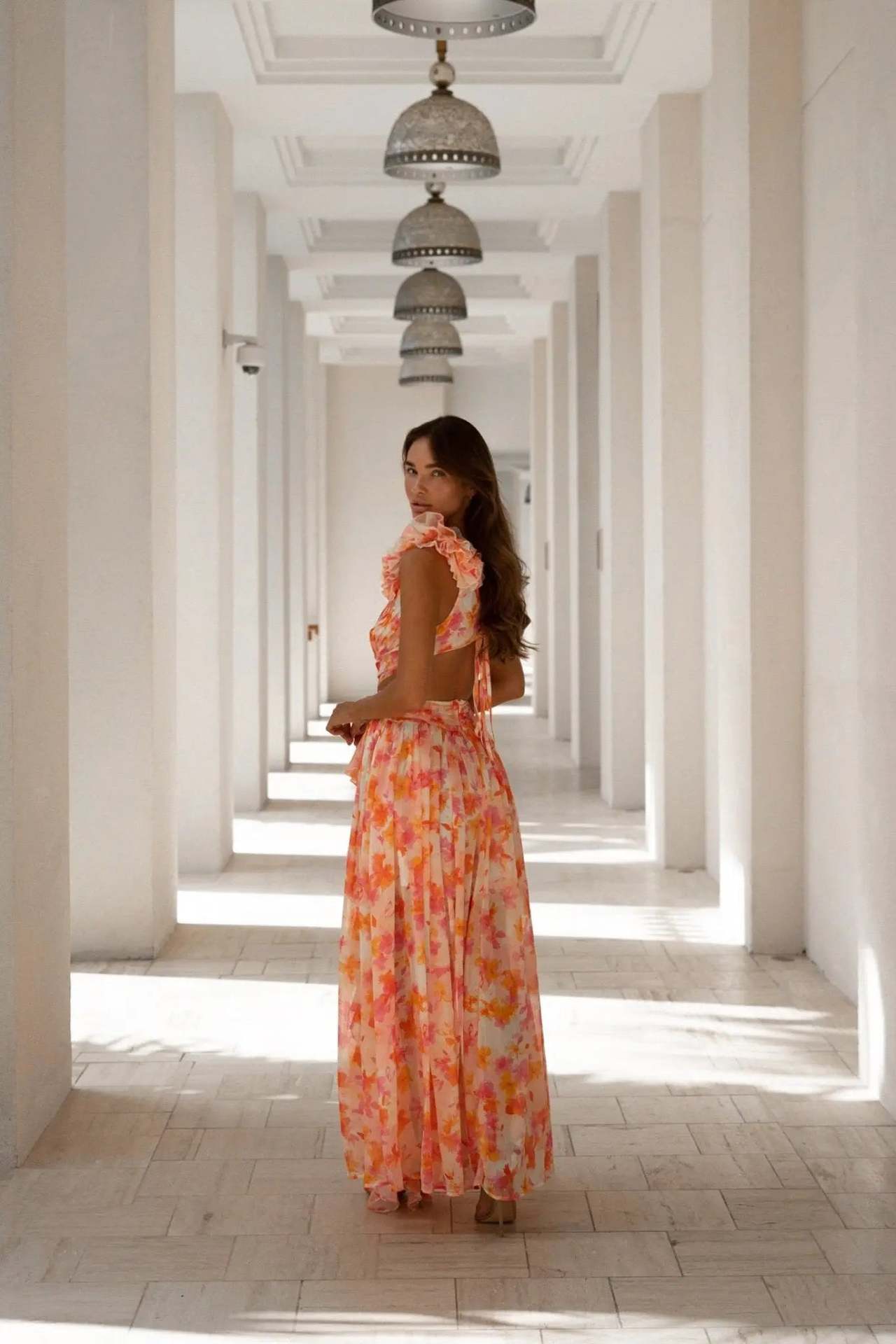 Juliana Elevated Impressive Giorgia Dress with Floral Pattern Occasion Wear