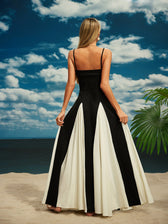 Spaghetti Chiffon Maxi Dress - View 6