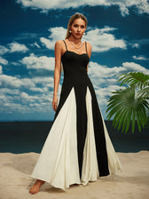 Spaghetti Chiffon Maxi Dress