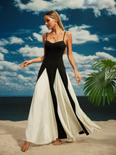 Spaghetti Chiffon Maxi Dress - View 5
