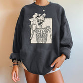 Gothic Skeleton Print Fashion Hoody Pullover