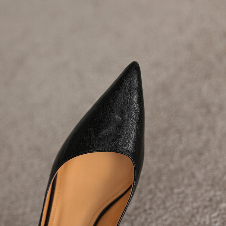 Pointed Toe Kitten Heel Pumps