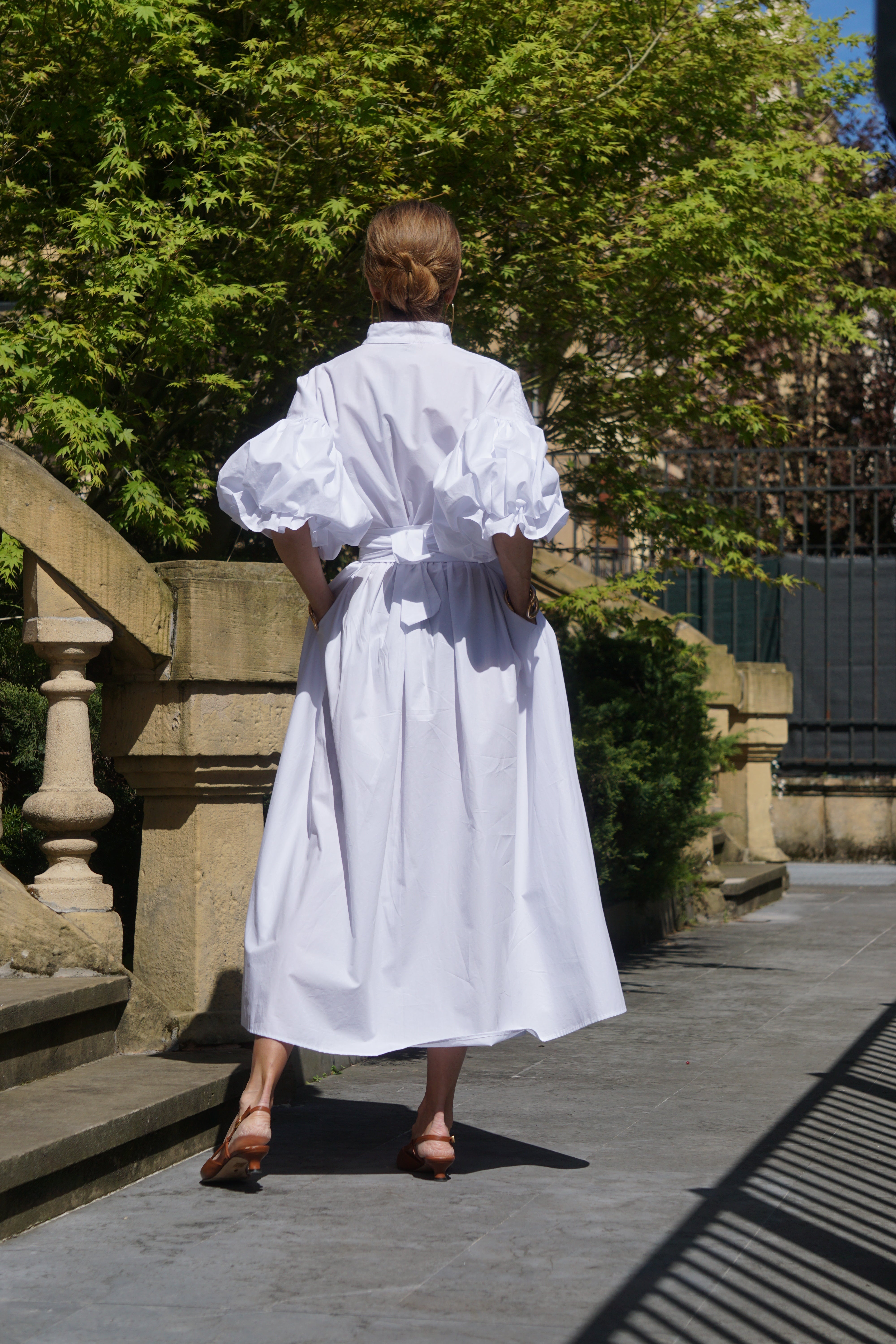Vera Minimalist White Dress Everyday Luxe Edit