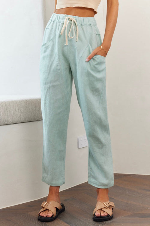 Relaxed Drawstring Pants