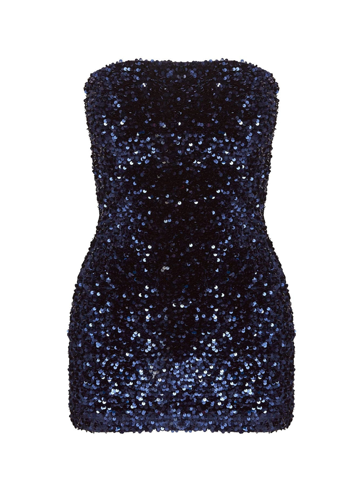 Eldoni Strapless Mini Dress Navy