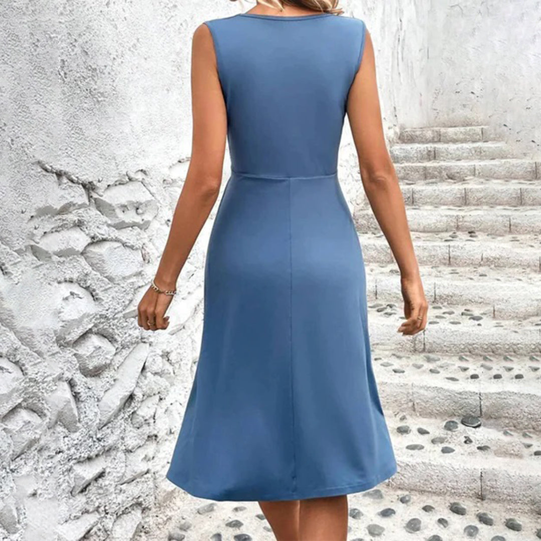 Nilla Exclusive Blue Summer Dress for Women Boutique Collection