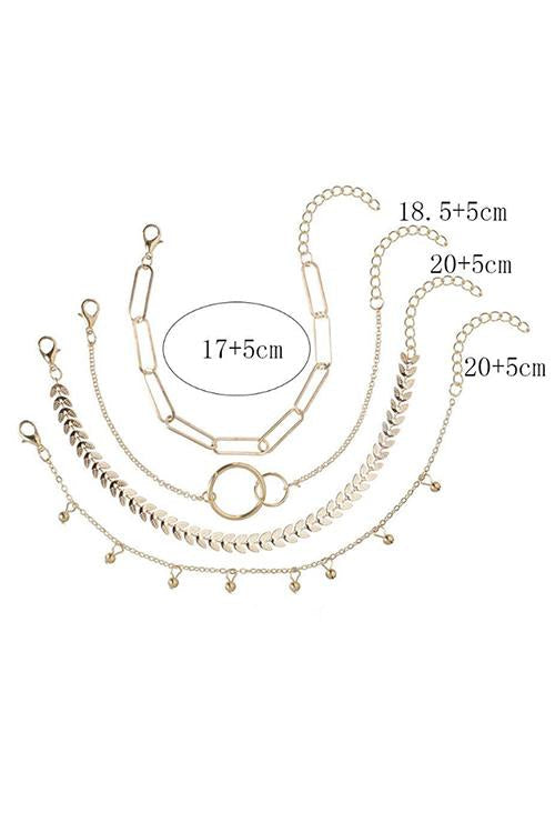 Leaf Ring Layer Bracelets