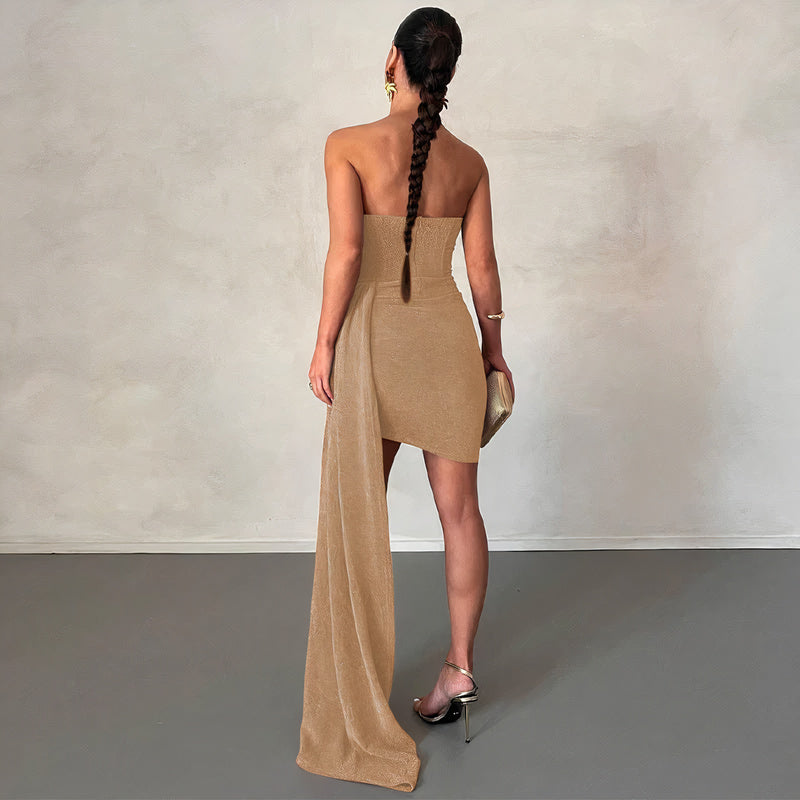 Anice Timeless Cocktail Dress with Glitter Elevated Occasion Wear