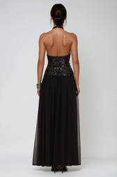 Eivind Tank Top Sequin Mesh Maxi Dress 4