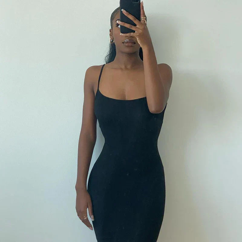 Chic Bodycon Maxi Sleeveless Backless Party Club Sun Birthday Midi Dresses
