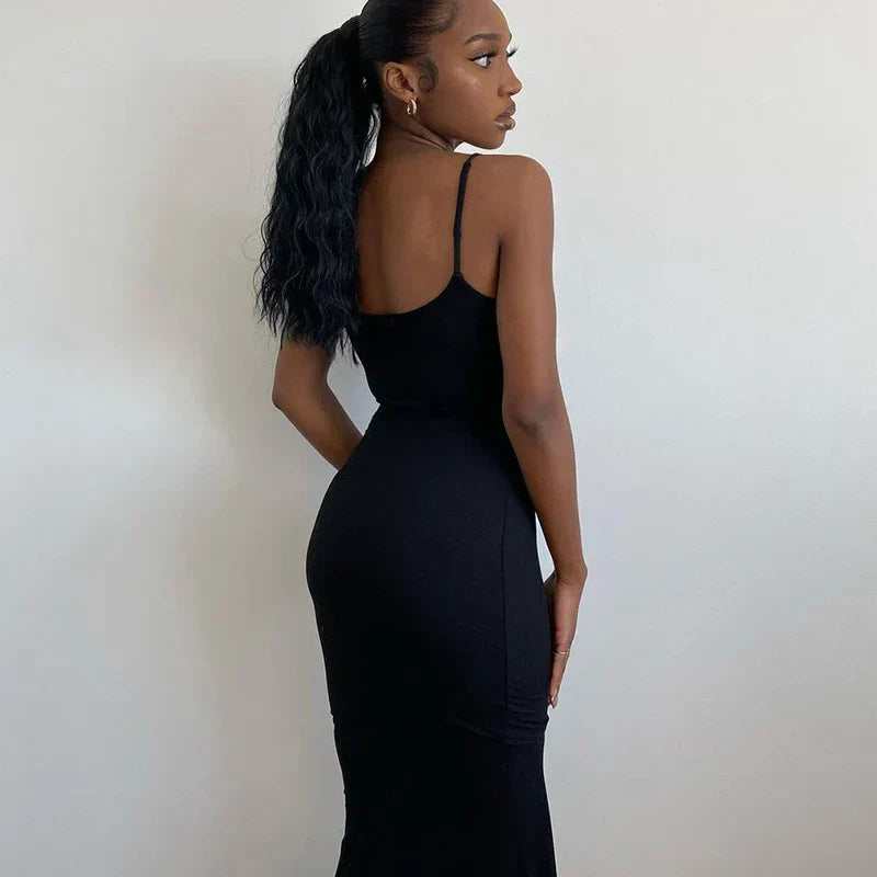 Chic Bodycon Maxi Sleeveless Backless Party Club Sun Birthday Midi Dresses