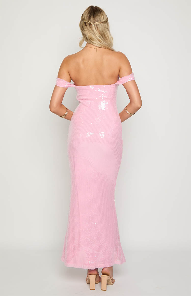 Sequin Off Shoulder Fitted Mermaid Formal Maxi Dress 6