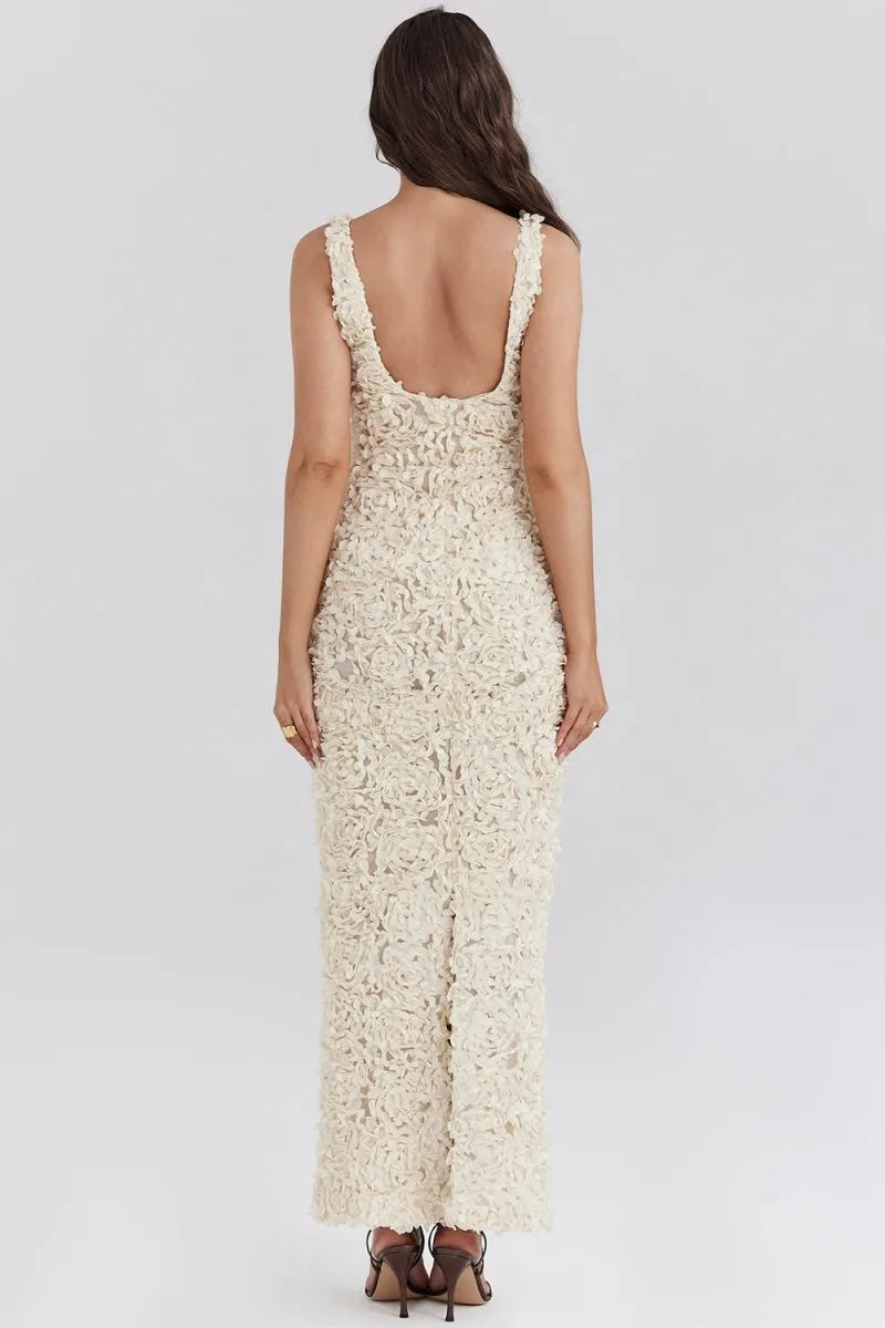 Catalina Glamour A Line Floral Maxi Dress