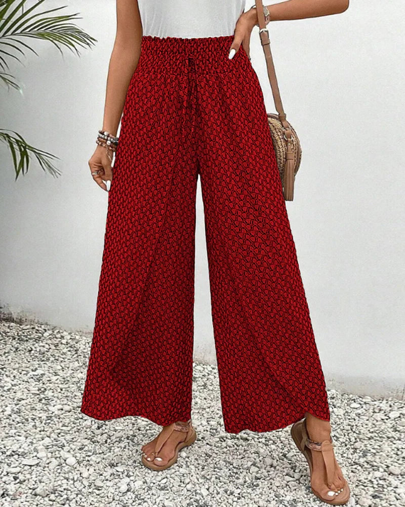 Desiree Elevated Wide Leg Dress Pants Occasion Wear
