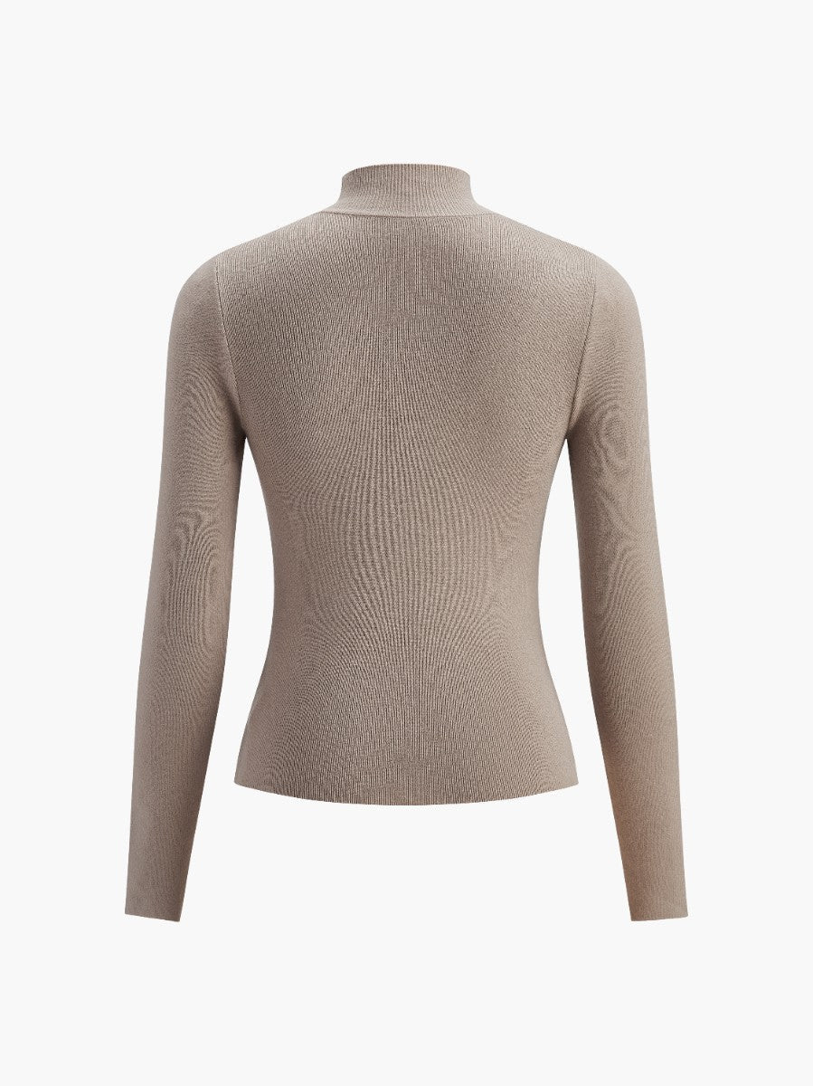 Stylish Comfortable Knit Sweater with Breathable Fabric and Relaxed Fi