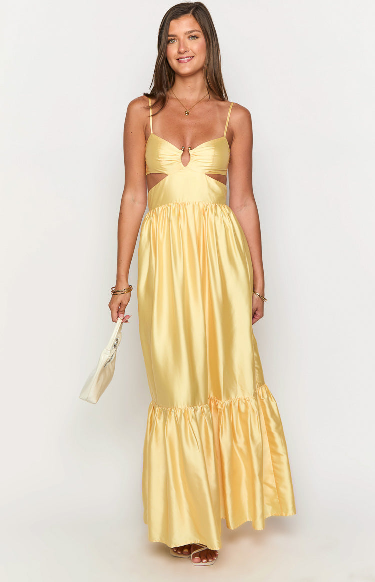 Felicitie Yellow Maxi Dress