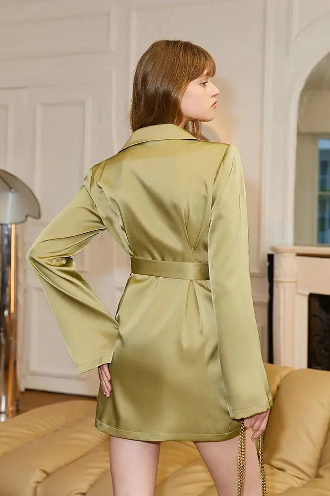 Valentina Statement French Office Retro Green Dress Boutique Collection