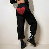Valentine’s Day Couple Jogger Pants Black / S