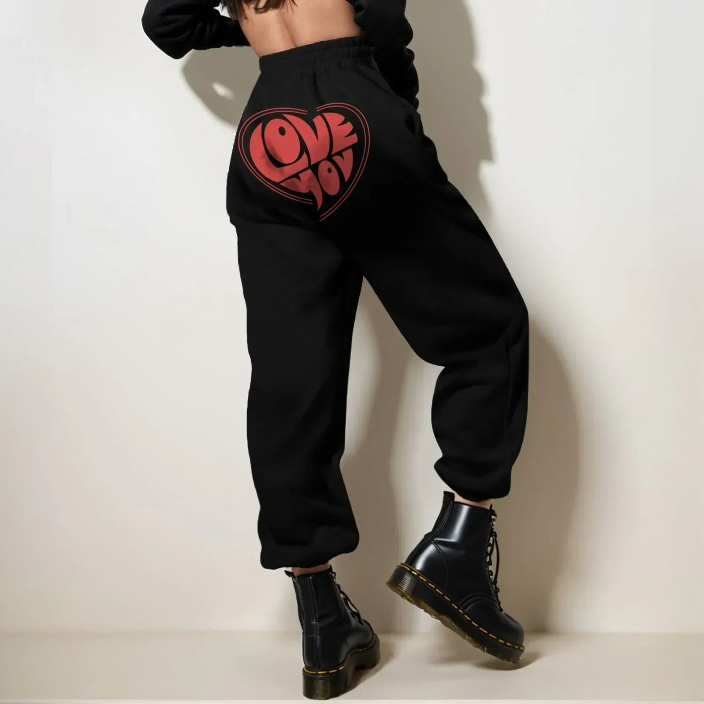 Valentine’s Day Couple Jogger Pants Grey / S