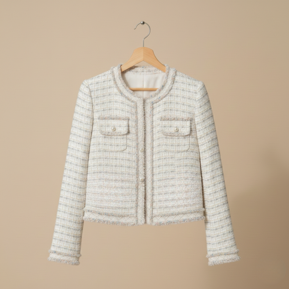 Women's Cropped Textured Jacket