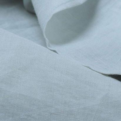 Fine Long Linen Dress Loose Fitting Solid Loose Folded Pocket White Dress