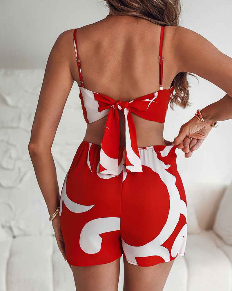 Stylish Floral Jumpsuit with Adjustable Straps & Pockets for Summer