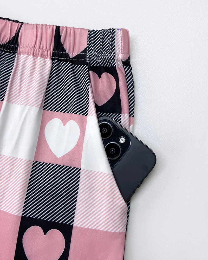Floral Print Lounge Set | Soft Fabric & Pockets for Ultimate Comfort